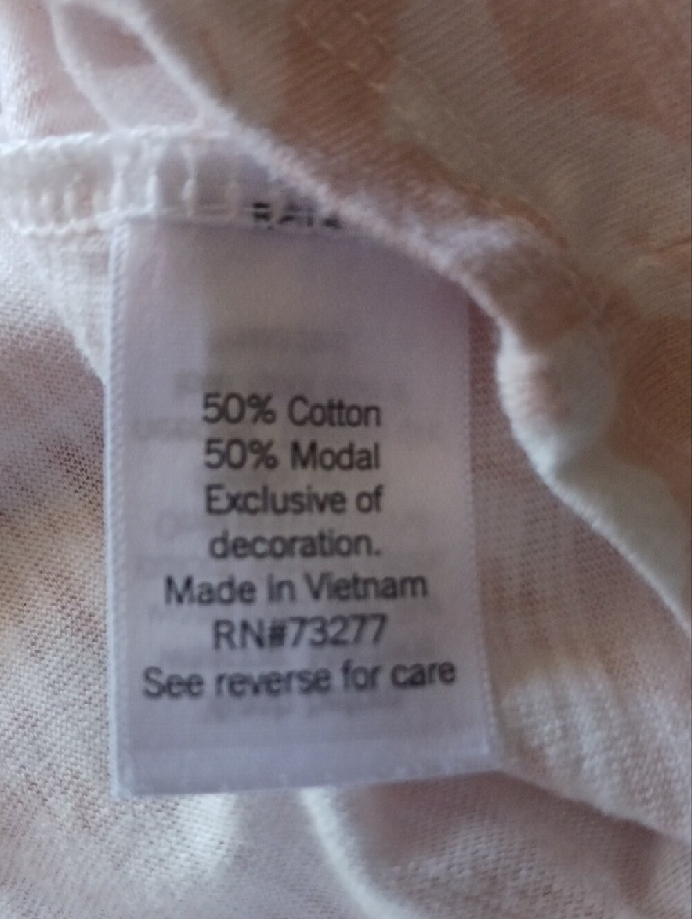 Nine West Pale Pink Patterned Short Sleeve Tee - Picture 13 of 13